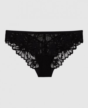 La Senza Bikini Panty Women's Underwear Black | Hmohhqgm