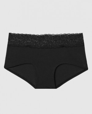 La Senza Boyshort Panty Women's Underwear Black | OYHn4iyM