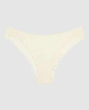 La Senza Cheeky Panty Women's Underwear Cream | 4VlZnxHi
