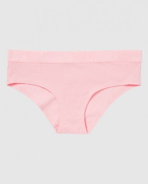 La Senza Hipster Panty Women's Underwear Pink White | wdyc8SB3