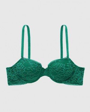La Senza Lightly Lined Demi Women's Bras Green | 1bbjPHkY
