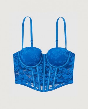 La Senza Lightly Lined Strapless Bra Top Women's Lingerie Deep Blue | uasvkzg9