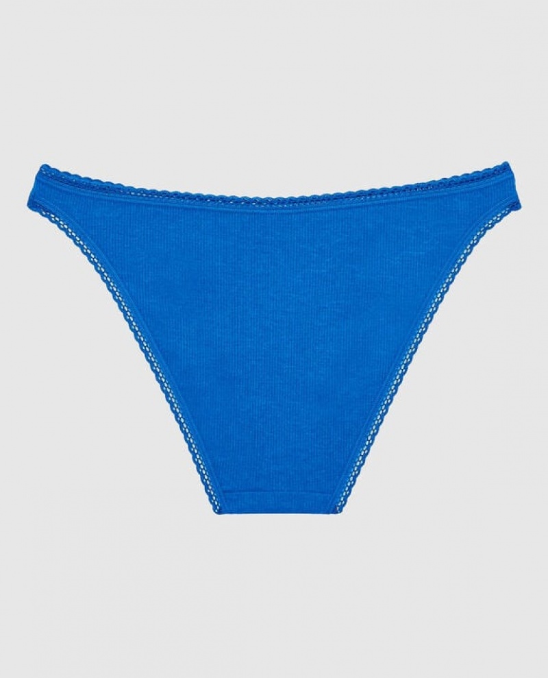 La Senza Bikini Panty Women's Underwear Deep Blue | 97q95r97