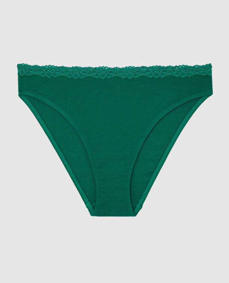 La Senza Bikini Panty Women\'s Underwear Green | qLl1jD8j