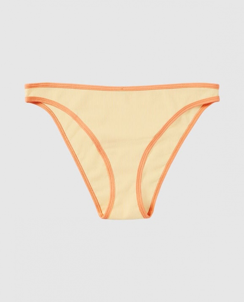 La Senza Bikini Panty Women\'s Underwear Light Yellow | 6D7WWwEQ