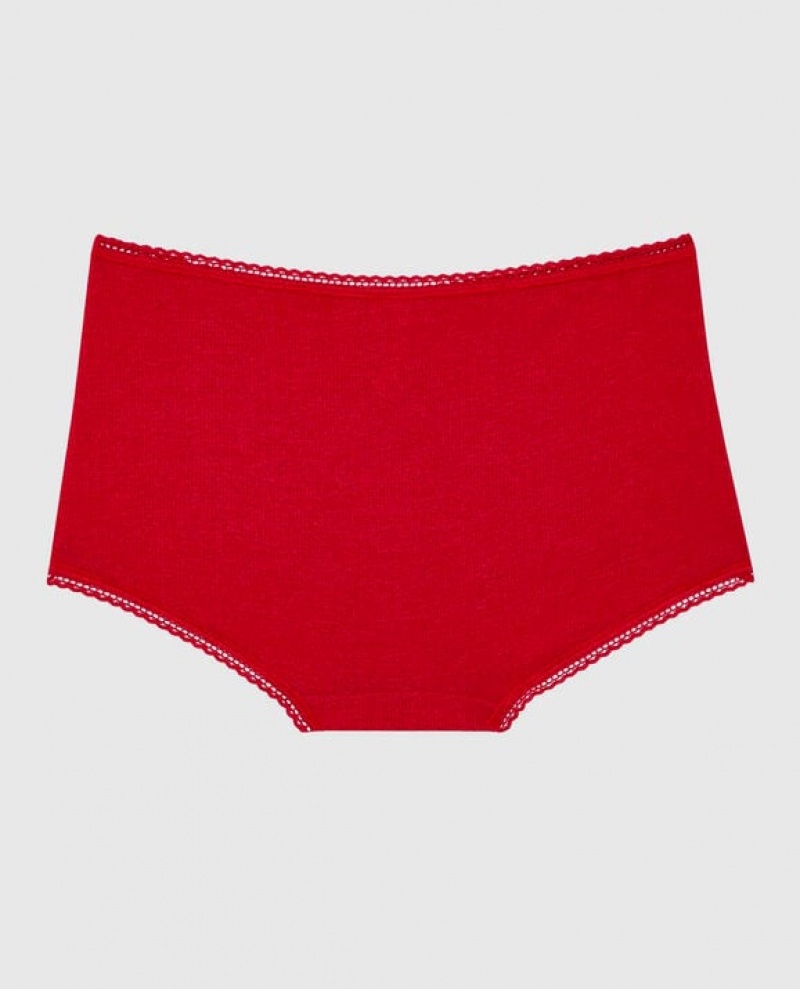 La Senza Boyshort Panty Women's Underwear Red | 4URqIPZj