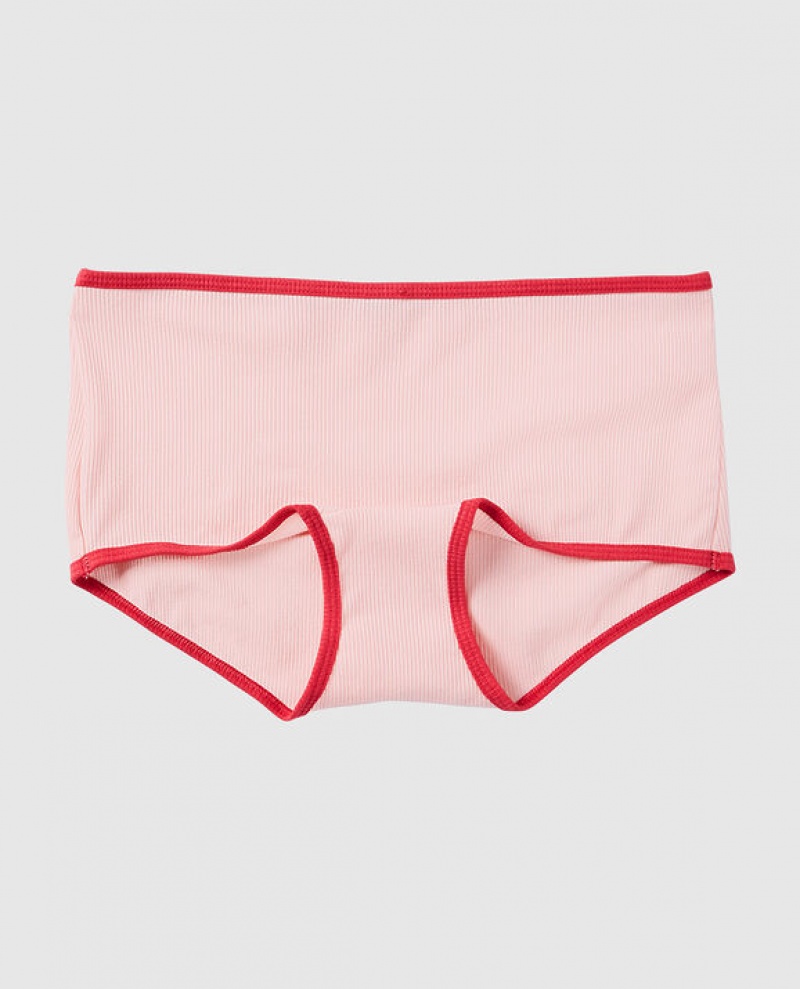 La Senza Boyshort Panty Women\'s Underwear Pink | TbV7BCTk