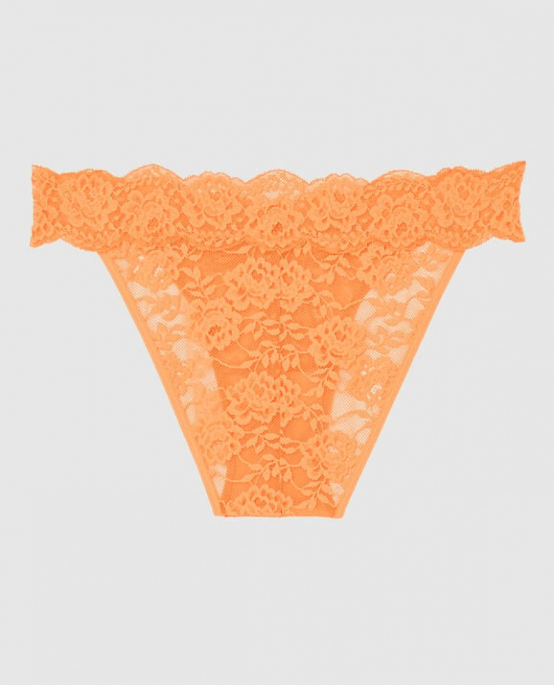 La Senza Cheeky Panty Women's Underwear Apricot | wMN5bEFv