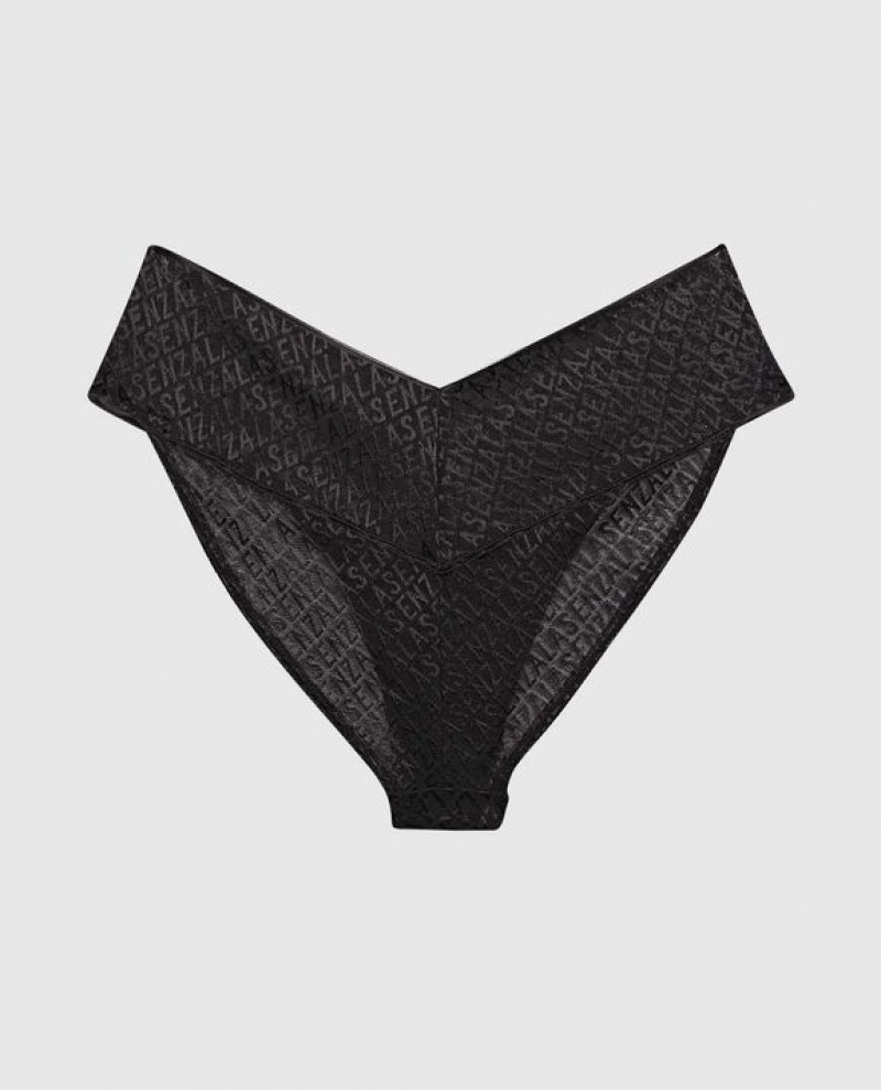 La Senza Cheeky Panty Women's Underwear Black | UTLMjaVg