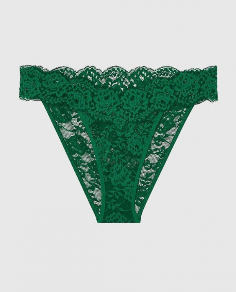 La Senza Cheeky Panty Women\'s Underwear Green | qTA1pz2G