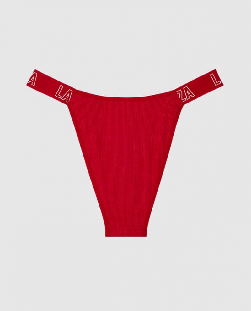 La Senza Cheeky Panty Women's Underwear Red | aokiGVz3