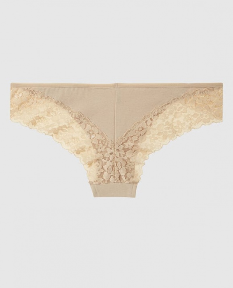 La Senza Cheeky Panty Women's Underwear Rosetan | srWXSM1j