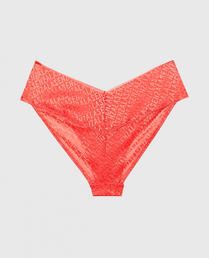 La Senza Cheeky Panty Women's Underwear Red | 93lRVNrH