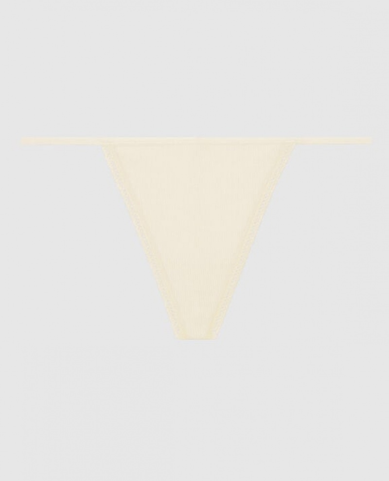 La Senza G-String Panty Women\'s Underwear Pearl | rsCYhcEw