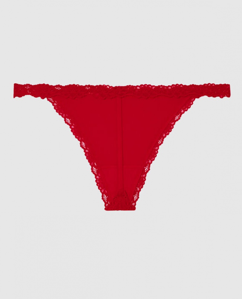 La Senza G-String Panty Women's Underwear Red | b2D2AGi9