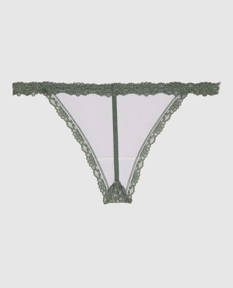 La Senza G-String Panty Women's Underwear Grey | K2hp7fMP