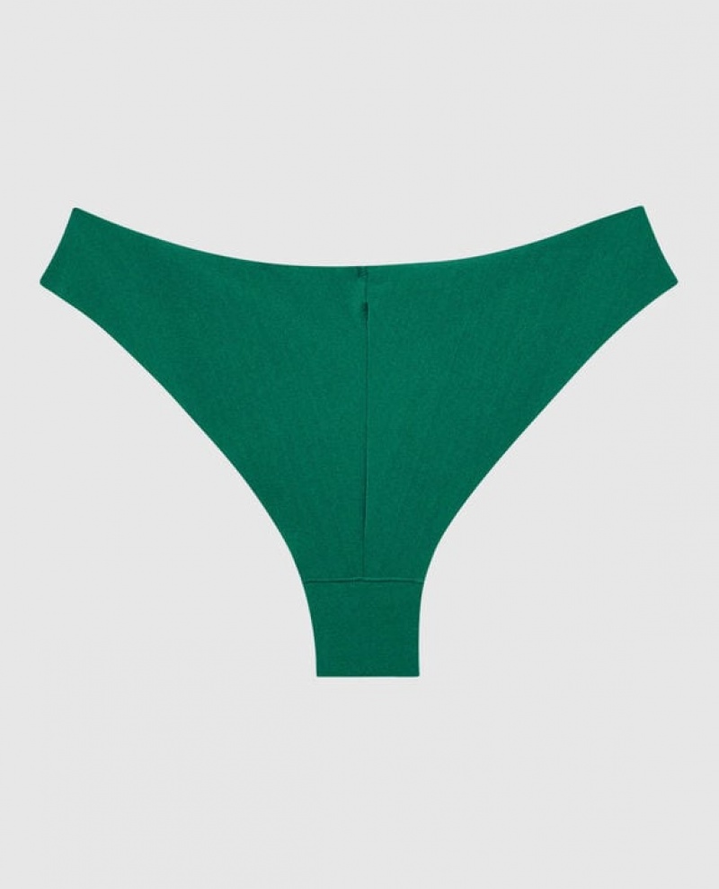 La Senza High Leg Cheeky Panty Women's Underwear Green | C1h8nwPd