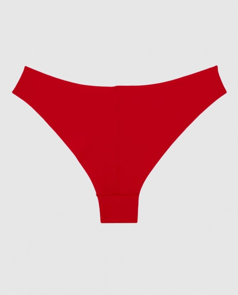 La Senza High Leg Cheeky Panty Women's Underwear Red | zSlBAH1Y