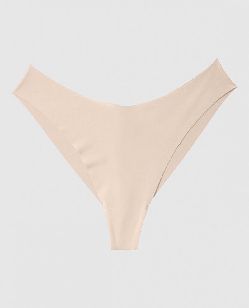 La Senza High Leg Cheeky Panty Women\'s Underwear Rosetan 02MI | ZwFGK6Uy