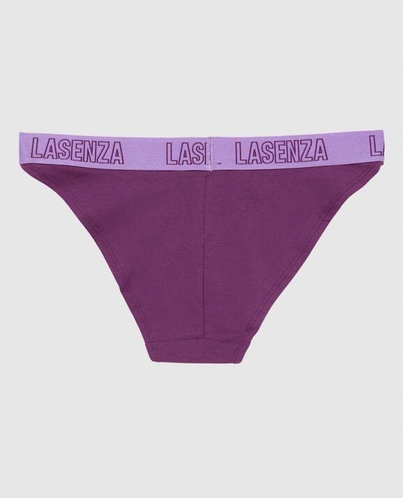 La Senza High Leg Cheeky Panty Women's Underwear Purple | 4bEu8zq0