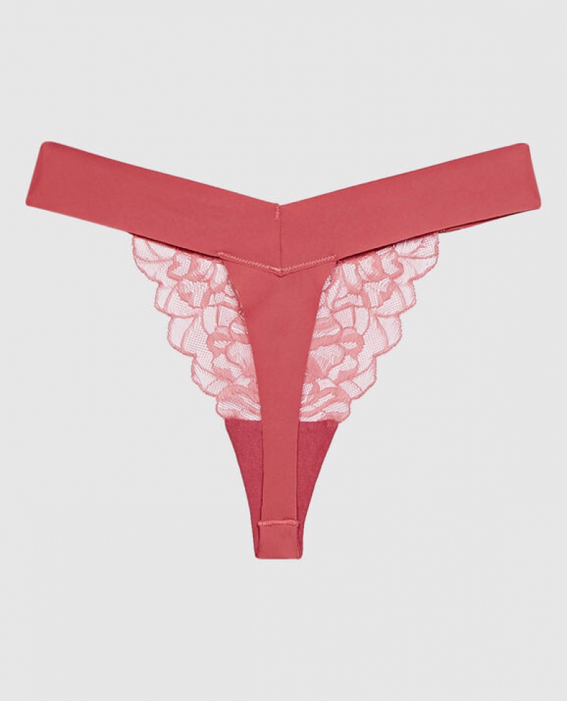 La Senza High Leg Thong Panty Women's Underwear Astro Dust | katorqpZ
