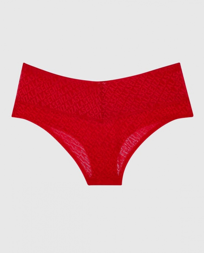 La Senza Hipster Panty Women's Underwear Red | FLPKfHIh