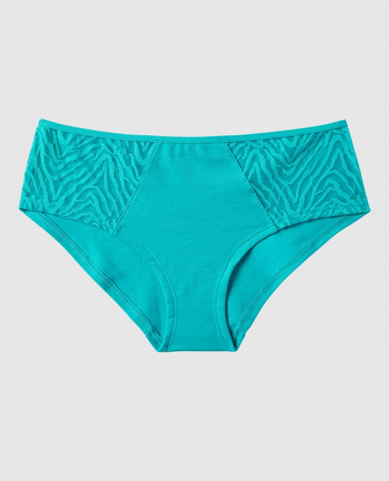 La Senza Hipster Panty Women\'s Underwear Turquoise | pkaCEClh