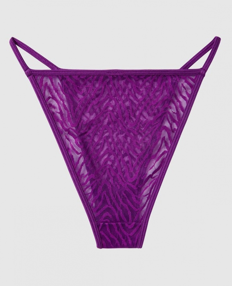 La Senza Mini Cheeky Panty Women's Underwear Purple | n1tXuDXe
