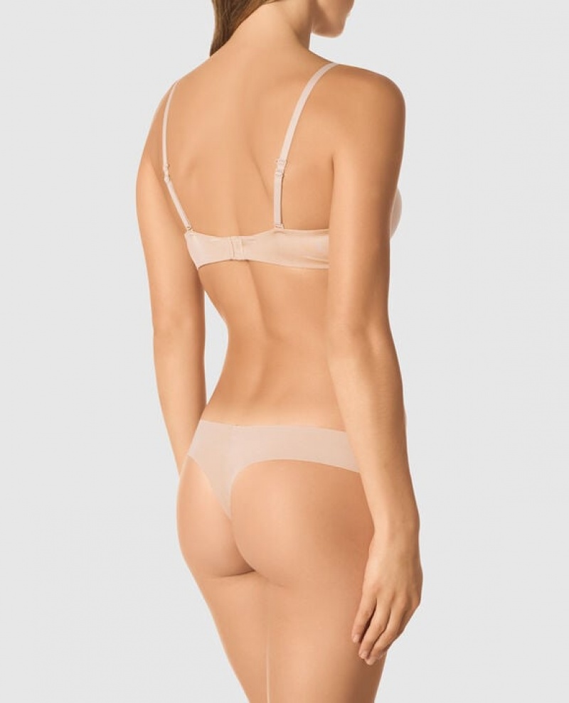 La Senza Push Up Women's Bras Rose Brown | J1yAE2e1