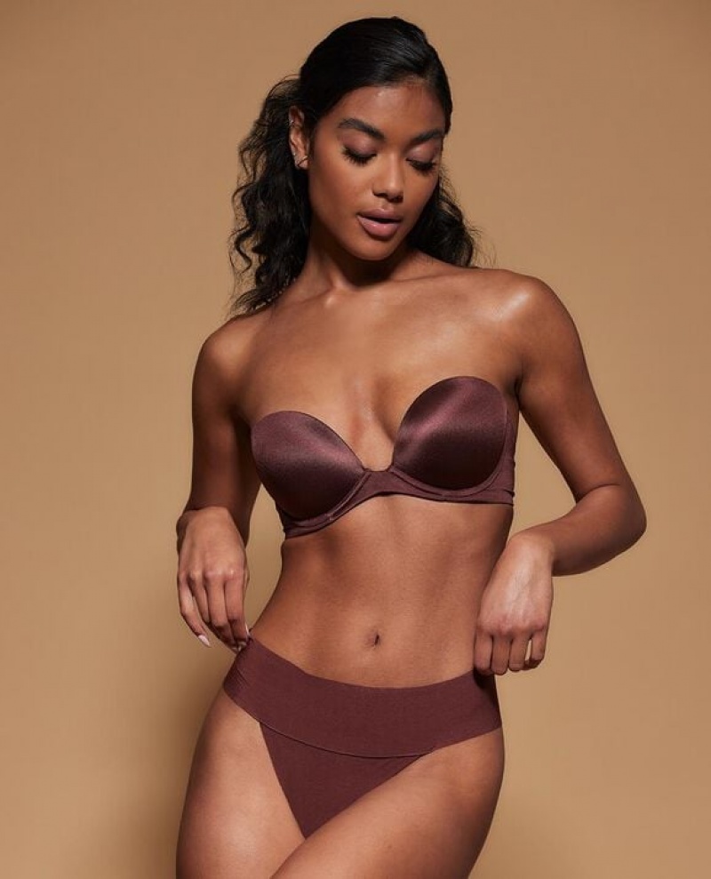 La Senza Strapless Push Up Women's Bras Andorra | pTzdeUD9