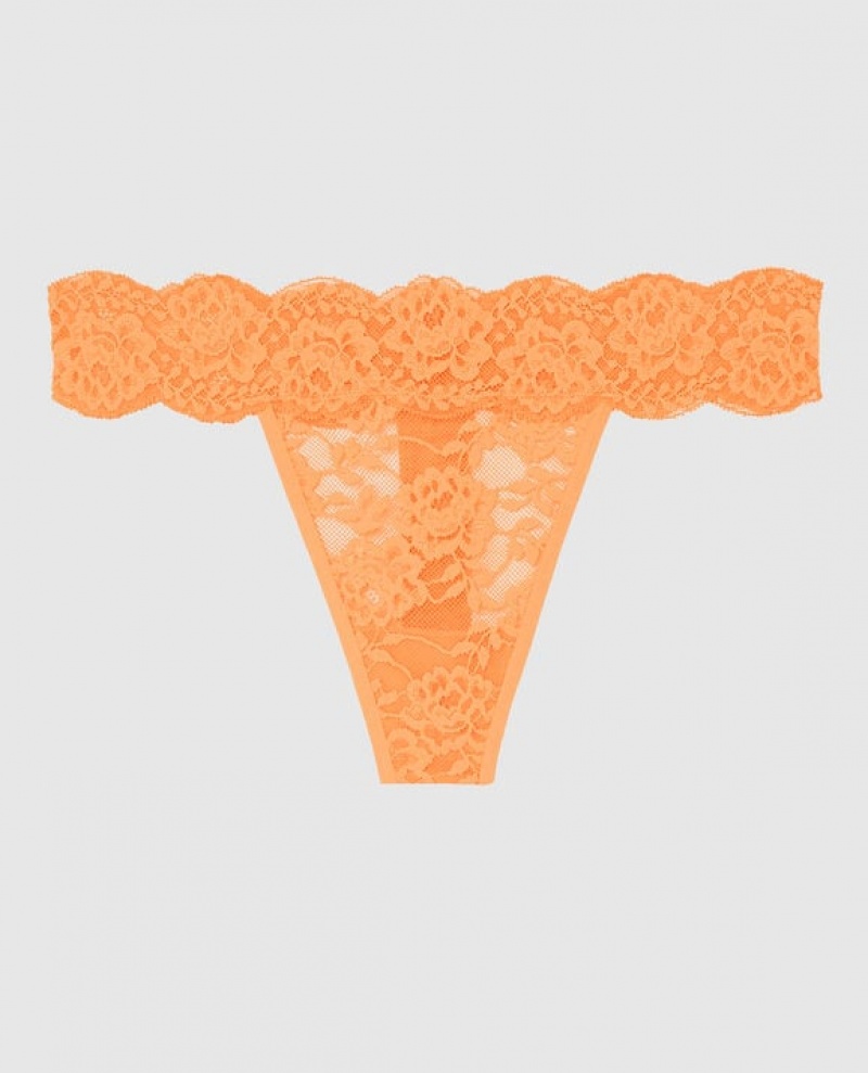 La Senza Thong Panty Women\'s Underwear Apricot | bTQ0NCPk
