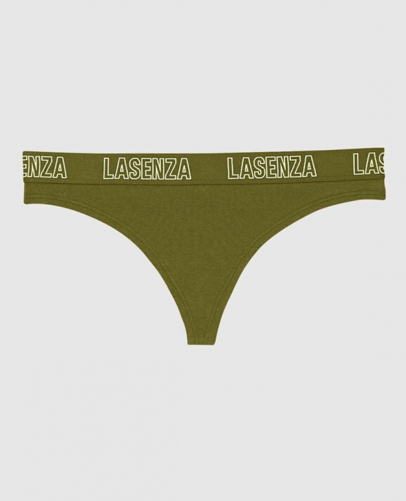 La Senza Thong Panty Women\'s Underwear Avocado | N5MlAQCs