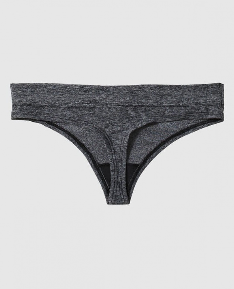 La Senza Thong Panty Women's Underwear Black | iZAxEqIN