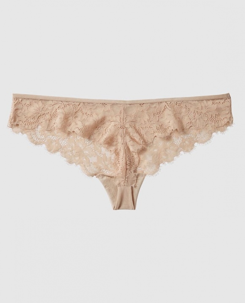 La Senza Thong Panty Women's Underwear Rosetan | agYo0XBe