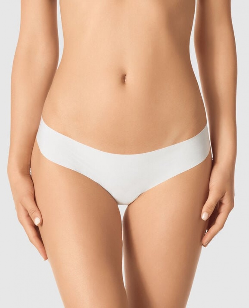 La Senza Thong Panty Women's Underwear White | nocvYatS